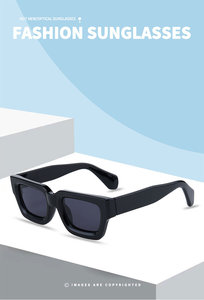 SPARLOO 10597 femmes rétro <span class=keywords><strong>2023</strong></span> lunettes de soleil carré Steampunk petit Rectangle nuances avec UV400 lentilles acryliques et cadre PC - Product Image 3