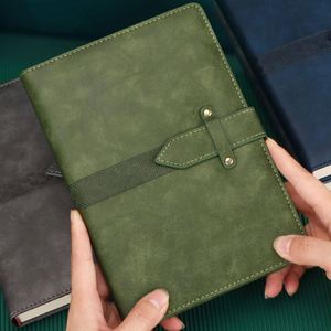 2025 Newly Factory Price Bulk Red Grey Printed Gift Stationery School PU Leather A5 Notebook Custom Logo Wholesale - Product Image 4