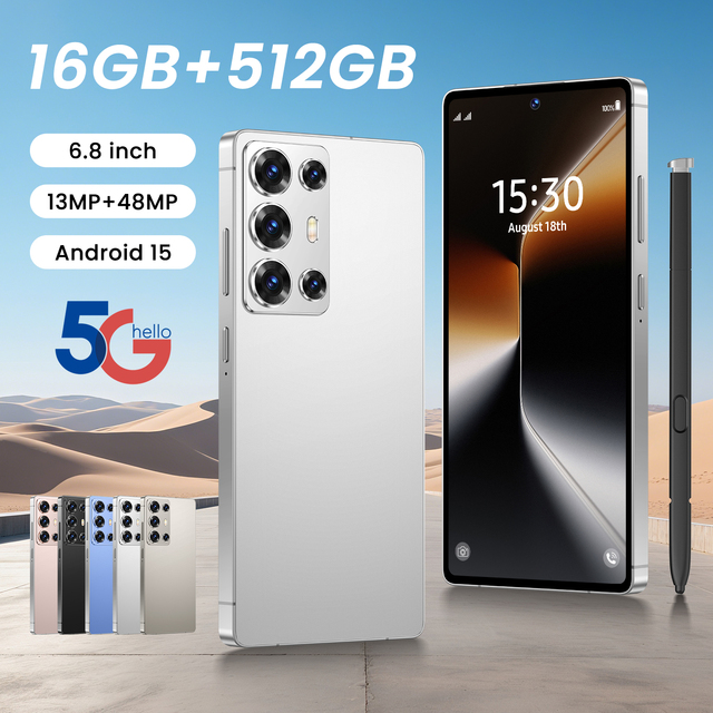 Budget Rugged S26 Ultra 16GB 1TB 5G Smartphone Android 15 Snapdragon8 Gen4 8000mAh 5G Face ID Fingerprint Unlocked Fast Shipping