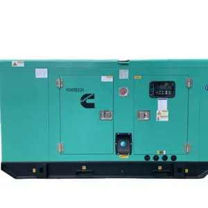 factory price diesel generator power by USA engine original Stamford alternator soundproof type 50kva 60kva 80kva
