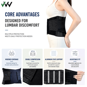 <span class=keywords><strong>Ceinture</strong></span> de sudation ajustable en néoprène <span class=keywords><strong>pour</strong></span> l'entraînement, la perte de poids, le sport et la gym, soutien amincissant <span class=keywords><strong>pour</strong></span> la taille - Product Image 6