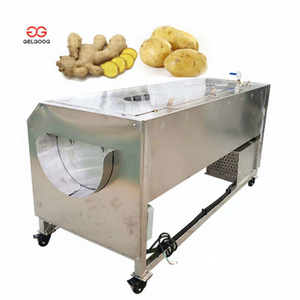 GG1200 بكرة حلزونية من الفولاذ المقاوم للصدأ للبطاطس والبصل ماكينة أوتوماتيكية لتقشير الخضروات والفاكهة - Product Image 1