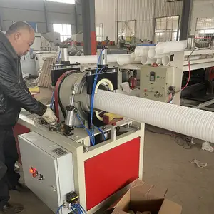 Machine de fabrication de tuyaux ondulés à double paroi Ligne d'extrusion Ligne de production de tuyaux de vidange