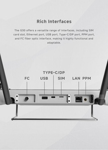Radiocomando Skydroid G30 con Ricevitore GR03, Schermo HD da <span class=keywords><strong>10</strong></span>.1 Pollici, Doppia Frequenza <span class=keywords><strong>2</strong></span>.4G/5.8G, Trasmissione Immagini a Lungo Raggio 30KM per UAV - Product Image 6