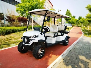 Carrito de golf eléctrico de 48V con batería de litio, cargador, homologado para calle, 4 ruedas de 8 pulgadas, totalmente equipado, de 2 a 6 plazas, en cajas. - Product Image 5