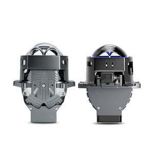 Nuevos Faros Delanteros para Automóvil con Lente LED Bi-xenón de Alta Potencia de 73W, Modelo Y5S Cuadrado de 3 Pulgadas, Aleación de Aluminio, Retrofit (Luz Alta/Baja), 12V 50000H - Product Image 1