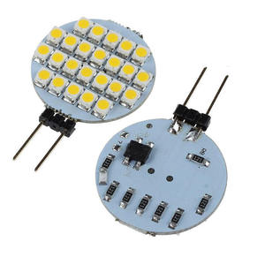 หลอดไฟ LED G4 ทรงกลม ขนาดเล็ก 12Vdc สำหรับติดตั้งใต้ตู้  80CRI 24LEDS 2835 5730 SMD 2.5W 3W  ง่ายต่อการเปลี่ยน - Product Image 2