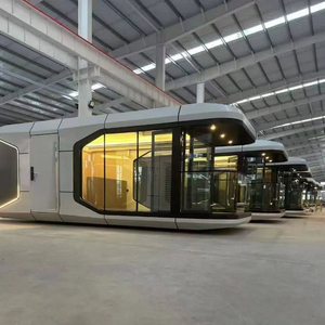 Роскошный космический домик мобильный интегрированный дом Креативный отель модульный жилой контейнер CabinFamily спальный домик со спальней - Product Image 4