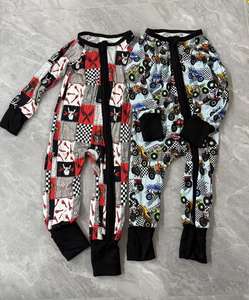 RTS 번들 프린트 대나무 잠옷 맞춤 캐릭터 아기 대나무 잠옷 - Product Image 1