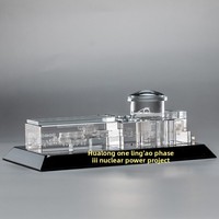 Modèle de centrale nucléaire Bry221024, cadeaux commémoratifs haut de gamme sculptés