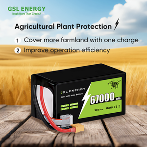 GSL ENERGY Hochleistungs-RC-Akku 22,2V 44,4V 51,8V 3470,6Wh 2974,8Wh 1478,4Wh Lithium-Polymer-Akku für UAV-Drohnen und Flugzeuge - Product Image 1