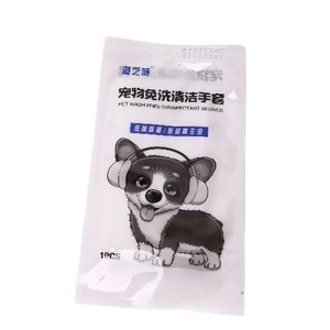 Gants de nettoyage Sea City Pet sans rinçage, emballés individuellement, pour promener les chiens, sans danger pour les chats et les chiens - Product Image 5