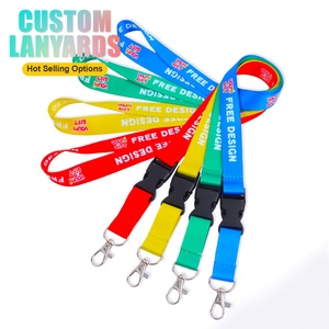 Customize Logo Polyester Lanyard Breakaway Neck Strap Lanyard Wholesale Free Sample Fashion Lanyards for ID Badges - Product Image 4