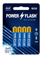 Pilas ECO ALKALINE LR03 AAA de 800 mAh Recién Lanzadas para Control Remoto y Electrónica de Consumo