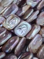 Perles carrées violettes en vrac, semi-finies pour la fabrication de bijoux DIY