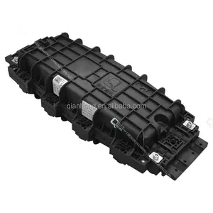 24 48 FTTX Outdoor Horizontal Fiber Optic Splice Closure 4 in 4 out Cable Splice Closure Box Mechanical Sealing