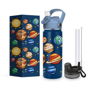 Bouteille d'eau <span class=keywords><strong>dinosaure</strong></span> en acier inoxydable isolée avec dessin personnalisé pour enfants avec paille pour garçons - Product Image 5