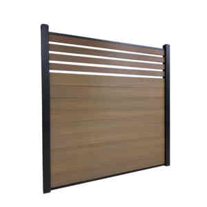 Panneaux <span class=keywords><strong>de</strong></span> clôture WPC co-extrudés, panneaux <span class=keywords><strong>de</strong></span> clôture <span class=keywords><strong>de</strong></span> <span class=keywords><strong>jardin</strong></span> composites <span class=keywords><strong>pour</strong></span> la protection <span class=keywords><strong>de</strong></span> l'intimité à domicile, protection <span class=keywords><strong>de</strong></span> voie d'accès, treillis <span class=keywords><strong>en</strong></span> fer, plastique et <span class=keywords><strong>bois</strong></span>, portails - Product Image 6