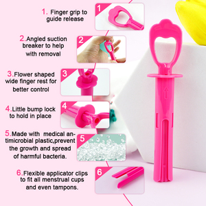 Logo personnalisé vente en gros <span class=keywords><strong>applicateur</strong></span> menstruel femme nouveau design <span class=keywords><strong>applicateur</strong></span> de coupe menstruelle - Product Image 4