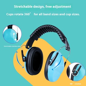 방음 편안한 감압 수면 엔터테인먼트 어린이 청력 보호를 위한 학습 소음 감소 귀마개 - Product Image 4