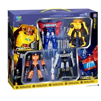 Dmg déformation Transformation Robot dinosaure véhicule voiture jouets déformé voiture figurines éducation jouet garçons cadeaux enfant jouet