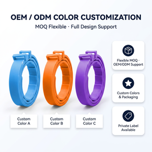 Collier anti-puces et tiques en silicone souple et confortable avec rubans pour chiens et chats – Offre spéciale – Sécurité durable pour animaux <span class=keywords><strong>de</strong></span> compagnie - Product Image 2