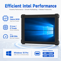 Tabletas Resistentes de 10 Pulgadas con Windows 10, 4G LTE y Posicionamiento GPS, Interfaz para Montaje en Vehículo, Puerto Serial