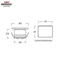 Projecteur anti-éblouissement BERDIS 3W Mini LED Plafonnier COB Spot