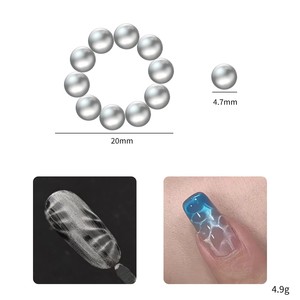 Herramienta de Arte de <span class=keywords><strong>Uñas</strong></span> al por Mayor, Cuentas Magnéticas, Imán Potente, Patrones de Ondas de Agua y Ojo de Gato, Especializado <span class=keywords><strong>para</strong></span> Salones de <span class=keywords><strong>Uñas</strong></span> - Product Image 3