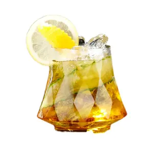 鸡尾酒杯透明马提尼鸡尾酒混合套装可重复使用的玻璃饮用果汁制作杯家用酒吧玻璃器皿
