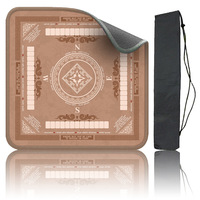 Tapis de Mahjong Américain Portable Antidérapant et Silencieux, Anti-taches, avec Sac de Transport en Caoutchouc – Disponible en Stock pour Livraison Immédiate