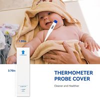 Lot de 100 protège-sondes jetables en EVA certifiés ISO 134185, universels pour usage oral, auriculaire et rectal