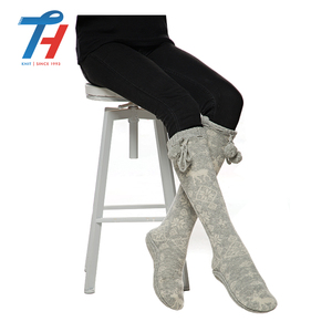 Intérieur personnalisé Dames Funky Chaud Doux Chaussettes <span class=keywords><strong>Maison</strong></span> Avec Pom - Product Image 4