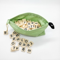 Tuiles en mélamine personnalisées 120 pièces avec lettres anglaises, pour jeux éducatifs, jeu de l'orthographe, jetons d'apprentissage, accessoires de jeu de société familial
