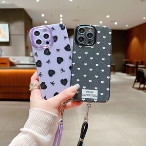 Funda con Colgante para <span class=keywords><strong>iPhone</strong></span> 16 15 <span class=keywords><strong>14</strong></span> <span class=keywords><strong>Pro</strong></span> <span class=keywords><strong>Max</strong></span> - Funda <span class=keywords><strong>Transparente</strong></span> Resistente a Golpes y Protector con Cordón - Product Image 4
