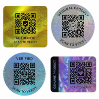 Etiquetas de Hologramas de Alta Seguridad Personalizadas, Pegatinas Anti-Falsificación, Sellos de Embalaje a Prueba de Manipulación Grabados con Láser