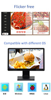 Nouvel écran tactile capacitif HD 15,6 pouces 16:9, interface USB/HD, résolution 1600x900, luminosité 1500 nits, garantie de 3 ans