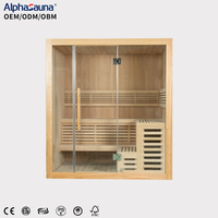 Sauna traditionnel en bois d'intérieur, sauna domestique, haute qualité, prix bas, vente directe d'usine, le bois peut être personnalisé