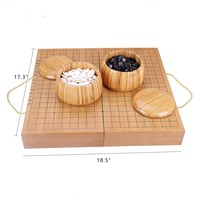 Chinese Strategy Board Game High Quality Chess Custom Go Game Set Board Go Game Set Handmade Unique Go Set with Board