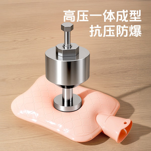 Hot Water Bottle Thickened Plush Cover Anti Scalding For Home Use Whole Body Warming - Product Image 4