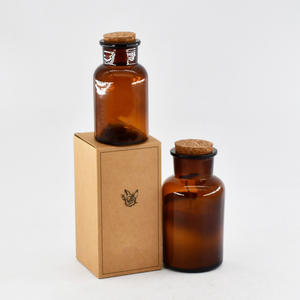 Pot <span class=keywords><strong>d</strong></span>'<span class=keywords><strong>apothicaire</strong></span> 30ml 50ml <span class=keywords><strong>Bouteille</strong></span> de réactif en verre ambré pour laboratoire de pharmacie et <span class=keywords><strong>apothicaire</strong></span> avec bouchon en verre - Product Image 1