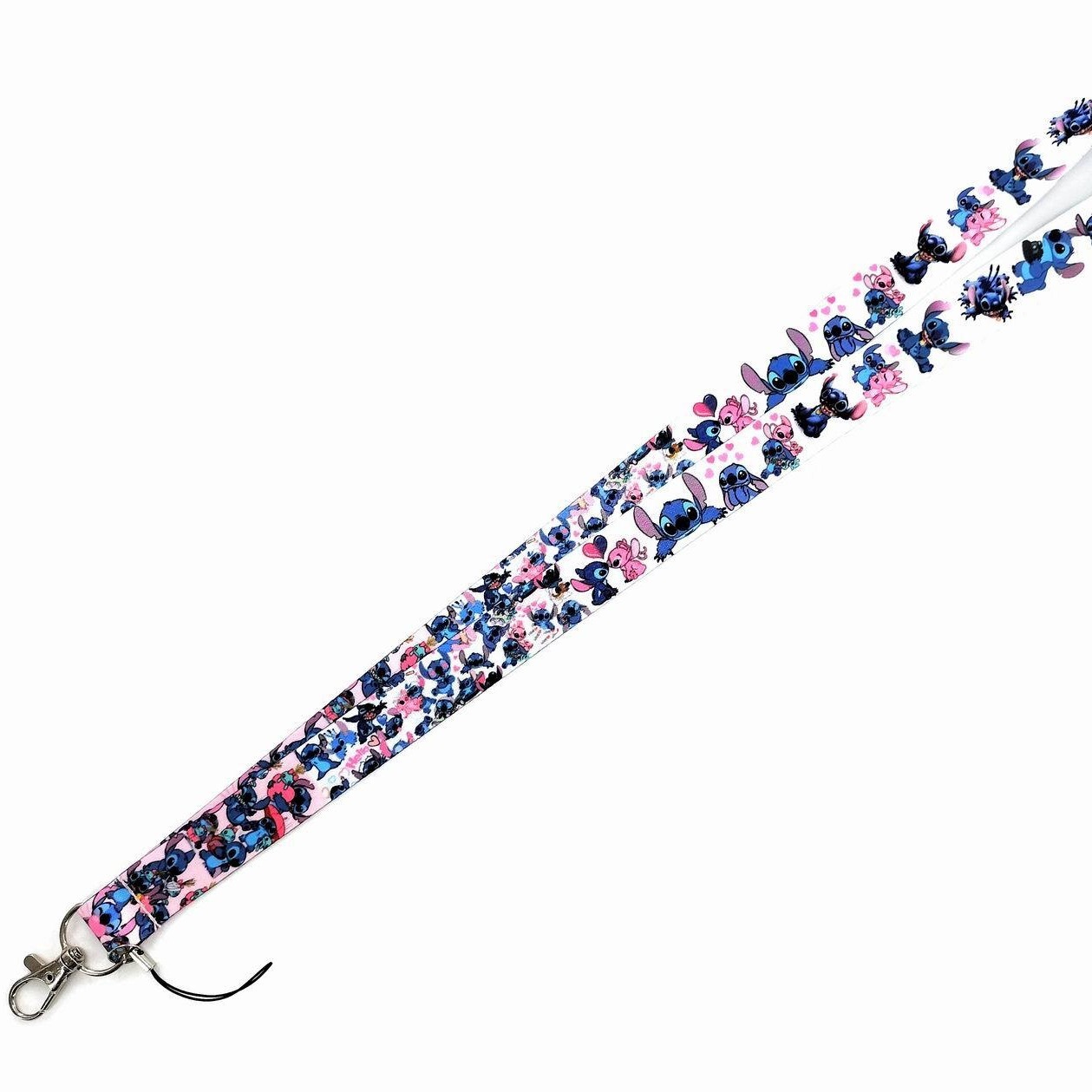 New Design Cute Cartoon Stitch Lanyards Wholesale Custom Neck Strap Anti-Lost Card Holder Phone Case Lanyards Satin Accessories Image 4