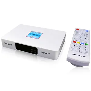 공장 가격 dvb-s2 TV 수신기/decorder 강한 신호 듀얼 코어 넓은 전압 전원 어댑터 미국, 영국, EU,GB 플러그