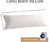 Oreiller de couchage 100 % coton avec garnissage en alternative au duvet, prix abordable, doux, blanc