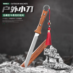 Cuchillo para frutas de madera maciza para el hogar, cuchillo multifuncional para carne, cuchillo para bistec y chuleta de cordero para barbacoa, cuchillo afilado - Product Image 4