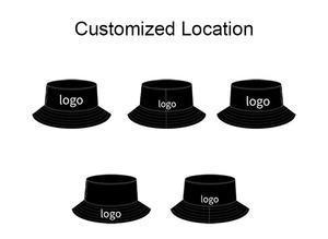 Wholesale High Quality Black Fisherman Stain Lined Knit Bucket Cap Cotton Woven Custom Embroidery Logo Bucket <b>Hat</b> <b>for</b> Men - Product Image 6