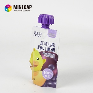 Purée <span class=keywords><strong>de</strong></span> fruits en sachet avec mini-capsule en forme <span class=keywords><strong>de</strong></span> briques <span class=keywords><strong>de</strong></span> construction, pour enfants et adultes en déplacement - Product Image 2