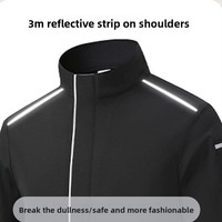 Veste de travail 3M à coquille souple réfléchissante pour l'automne Personnalisable Corporate Design Stand Dirt-Resistant Wear-Resistant Caractéristiques pour