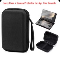 Sac de rangement pour accessoires de jeu portable à double écran de style flip pour console de jeu AYN THORF, étui de protection d'écran en verre trempé