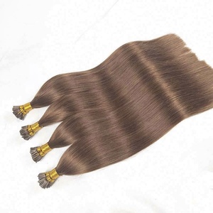 Extensions de cheveux humains 100% naturels Amygirl en gros, vierges Remy, ondulations profondes lâches, lisses comme des baguettes, micro-liens, pointes en I, cheveux brésiliens - Product Image 4